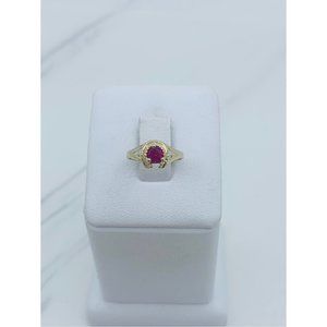 ❤️ 10k solid Gold Ring baby horseshoe size 2